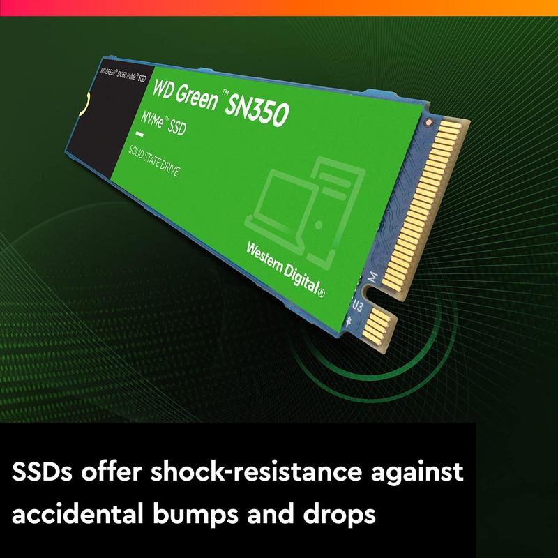 SSD Western Digital SSD interno WD Green SN350 NVMe de 1 TB - HD